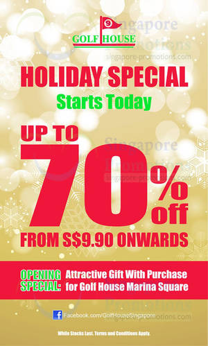 Featured image for (EXPIRED) Golf House Up To 70% OFF Holiday Special 19 Dec 2013
