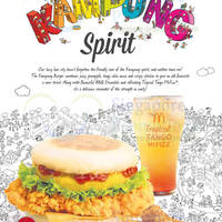 Featured image for McDonald’s NEW Kampung Burger & Kampung BBQ Drumlets 5 Dec 2013