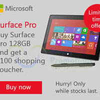 Read more about Microsoft Surface Pro FREE $100 Shopping Voucher Promo 16 - 31 Dec 2013