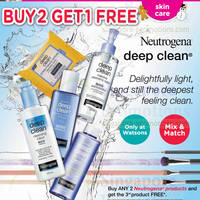 Neutrogena Deep Clean Buy 2 Get 1 Free