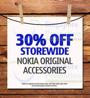 Featured image for (EXPIRED) Nokia 30% OFF Original Accessories Promo 13 Nov 2013