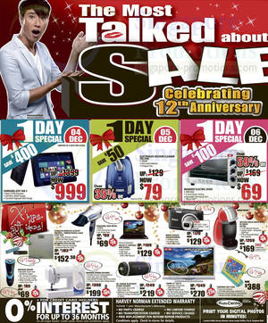 Featured image for (EXPIRED) Harvey Norman Digital Cameras, Furniture, Notebooks & Appliances Offers 4 – 10 Dec 2013