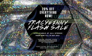 Featured image for (EXPIRED) Tracyeinny 20% OFF Storewide SALE @ All Outlets 20 – 25 Dec 2013
