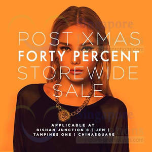 Featured image for (EXPIRED) Tracyeinny 40% OFF Storewide SALE @ All Outlets 27 Dec 2013 – 8 Jan 2014