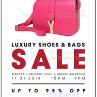 Read more about Brandsfever Handbags & Footwear Sale Up To 95% Off @ Mandarin Orchard 17 Jan 2014