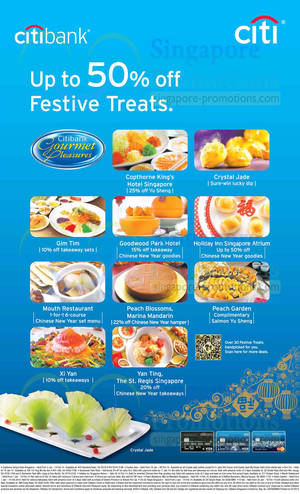 Featured image for (EXPIRED) Citibank Up To 50% OFF Festive Treats 5 Jan – 14 Feb 2014