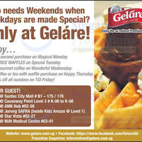 Read more about Gelare Weekday Promotion Offers 8 Jan 2014