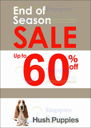 Featured image for (EXPIRED) Hush Puppies End of Season SALE 31 Jan 2014