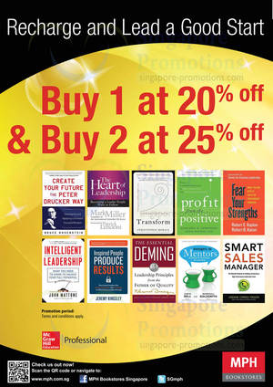 Featured image for (EXPIRED) MPH Bookstores 20% OFF McGraw Hill Business Books Promotion 1 – 31 Jan 2014
