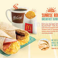 Read more about McDonald's NEW Sunrise Roll Breakfast Menu Item 1 Jan 2014