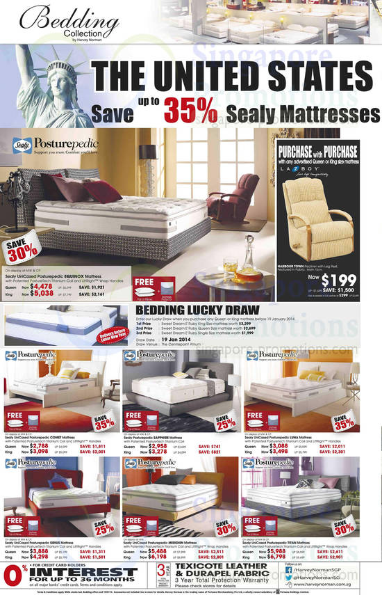 Sealy Mattresses, Harbour Town Recliner