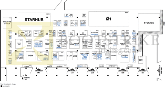 26 Feb Floor Plan Map Basement 2, IT SHOW 2014