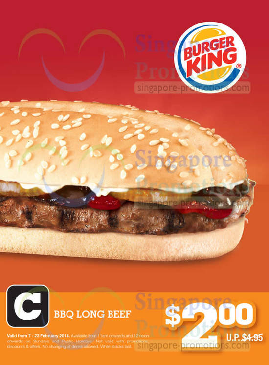 2.00 BBQ Long Beef Burger