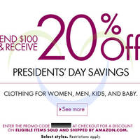 Read more about Amazon.com $20 OFF Clothing Coupon Code 14 - 21 Feb 2014