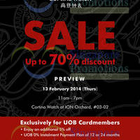Read more about Cortina Watch Up To 70% OFF SALE @ ION Orchard 14 - 16 Feb 2014