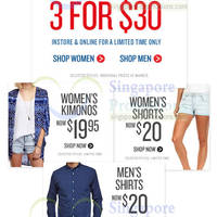 Read more about Cotton On $30 For 3 Print Tees & Other Promotions 4 Feb 2014
