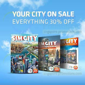 Featured image for (EXPIRED) SimCity Games SALE @ Electronic Arts Origin 26 Feb – 4 Mar 2014