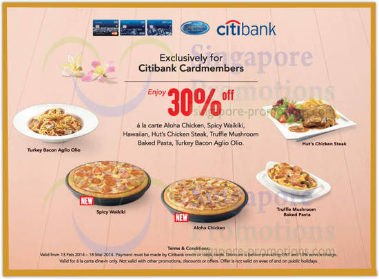 Pizza Hut Citibank 19 Feb 2014