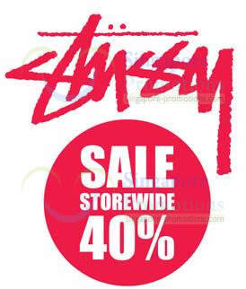 Featured image for (EXPIRED) Stussy 40% OFF Storewide Promo 13 – 23 Feb 2014