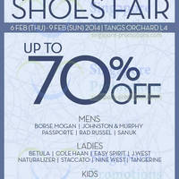 Read more about Tangs Up To 70% OFF Shoes Fair @ Orchard 6 - 9 Feb 2014