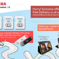 Read more about Toshiba FlashAir Wireless SD Cards Promo Offers 18 Feb - 2 Mar 2014