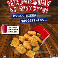 Read more about Wendy's $5 12pcs Chicken Nuggets Promo 26 Feb 2014