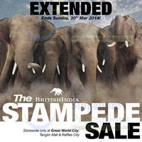 Read more about BritishIndia Stampede SALE 21 - 30 Mar 2014