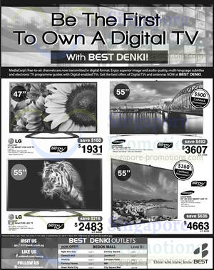 Featured image for (EXPIRED) Best Denki Digital TV Offers 13 – 17 Mar 2014