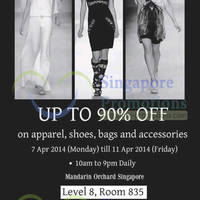 Read more about Branded Bazaar SALE Up To 90% OFF @ Mandarin Orchard 7 - 11 Apr 2014