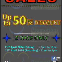 Read more about Campers' Corner Up To 50% OFF SALE 11 - 12 Apr 2014