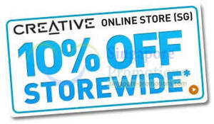 Featured image for (EXPIRED) Creative Store 10% OFF Storewide (NO Min Spend) Coupon Code 23 – 30 Oct 2014