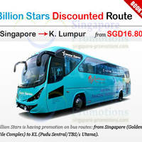 Read more about Billion Stars From $16.80 Coach To KL Promo 10 Apr 2014