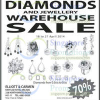 Read more about Elliott & Carmen Diamonds & Jewellery Warehouse Sale 18 - 27 Apr 2014