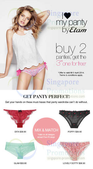 Featured image for (EXPIRED) Etam Buy 2 Panties Get 3rd Free Promo 4 – 6 Apr 2014