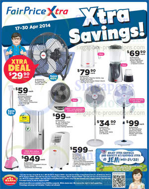 Featured image for (EXPIRED) NTUC Fairprice Electronics, Appliances, Groceries & Other Offers 17 – 30 Apr 2014