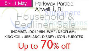 Featured image for (EXPIRED) Isetan Household & Bedlinen SALE @ Isetan Parkway Parade 5 – 11 May 2014