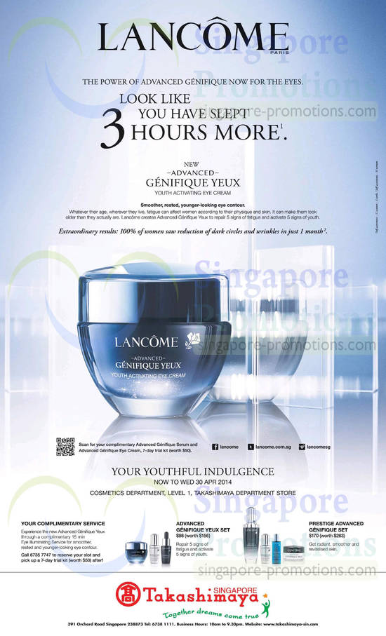 Lancome 25 Apr 2014