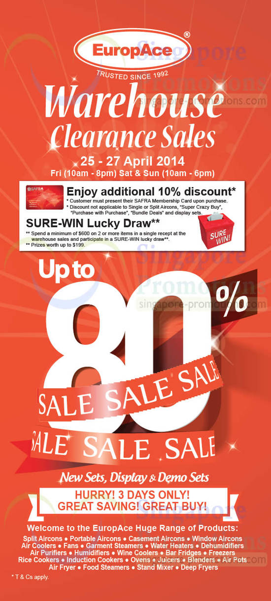 Lucky Draw, 10 Percent Discount, Sale Details