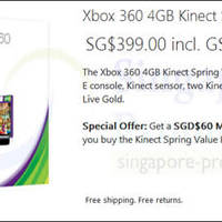 Read more about Microsoft Xbox 360 FREE $60 Gift Card Promo 25 Apr - 30 Jun 2014