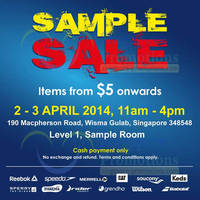 Read more about Royal Sporting House From $5 Sample SALE @ Wisma Gulab 2 - 3 Apr 2014