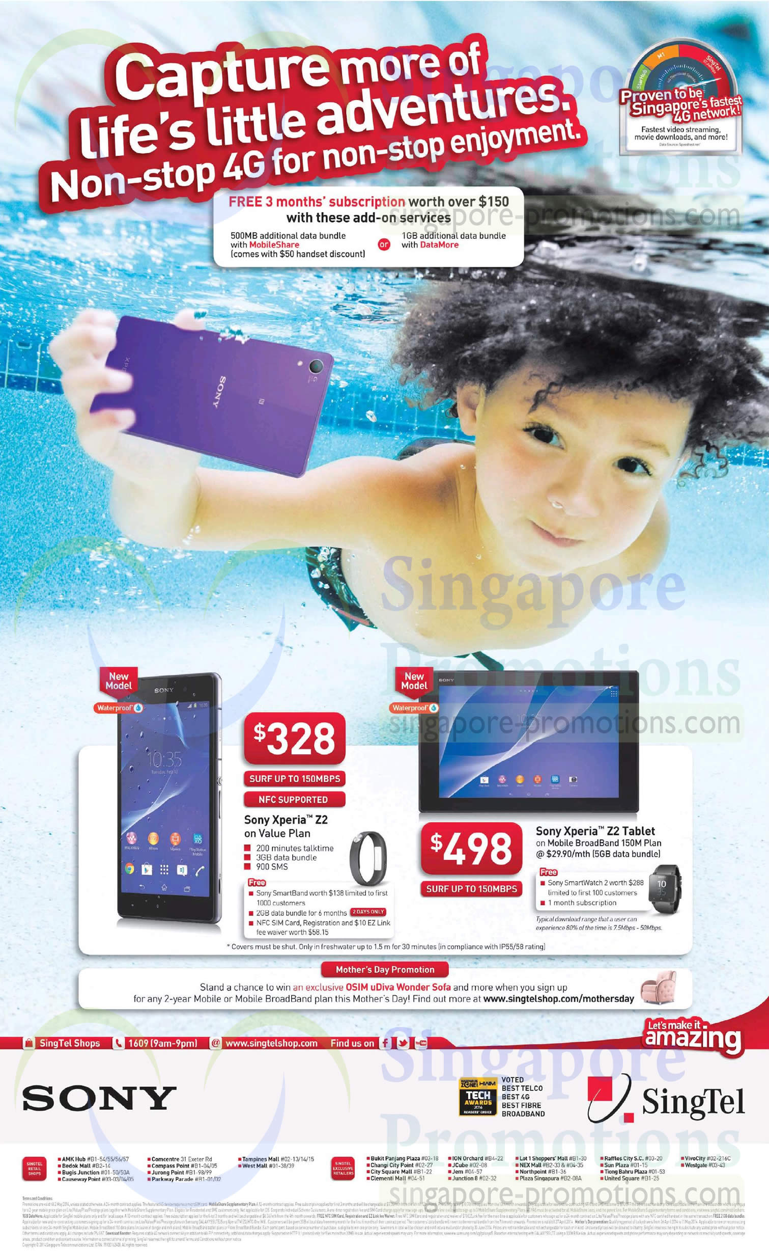 Featured image for Singtel Smartphones, Tablets, Home / Mobile Broadband & Mio TV Offers 26 Apr - 2 May 2014