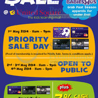Read more about Toys "R" Us Stock Clearance SALE @ United Square 2 - 4 May 2014