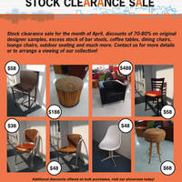 Read more about Valtra Galleria Designer Furniture Stock Clearance Sale 7 Apr - 17 May 2014