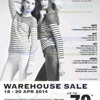 Read more about Winter Time Warehouse SALE Up to 70% Off 18 - 20 Apr 2014