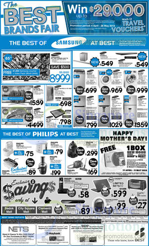 Featured image for (EXPIRED) Best Denki TV, Notebooks, Appliances & Other Electronics Offers 2 – 5 May 2014