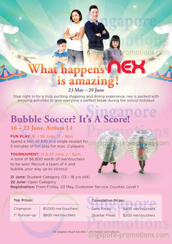 Bubble Soccer Fun Play, Tournament