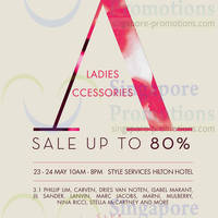 Read more about Club 21 Up To 80% OFF Ladies Accessories Sale @ Hilton Hotel 23 - 24 May 2014