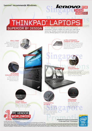 Featured image for (EXPIRED) Lenovo ThinkPad Notebooks Offers 17 Apr – 28 May 2014