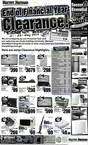 Featured image for (EXPIRED) Harvey Norman TVs, Cameras, IT Gadgets & Appliances Offers 17 – 23 May 2014