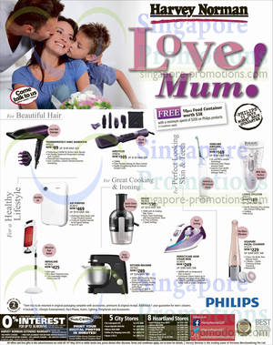Featured image for (EXPIRED) Harvey Norman Philips Mother’s Day Offers 8 – 14 May 2014